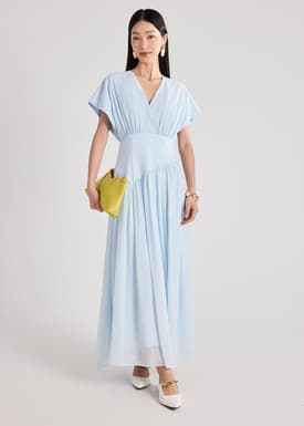 Chiffon Pleated Dress