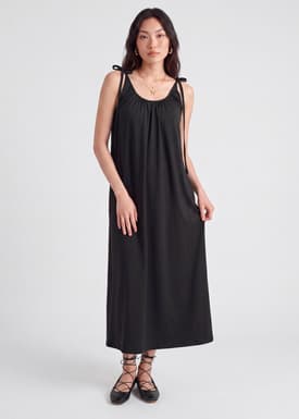 Poplin Trapeze Dress