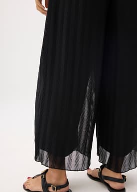 Relaxed Crinkled Wide Leg Jumpsuit