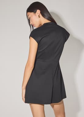 Cotton V-Neck A-Line Romper