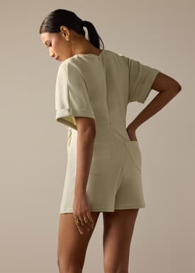 Cotton A-Line Romper