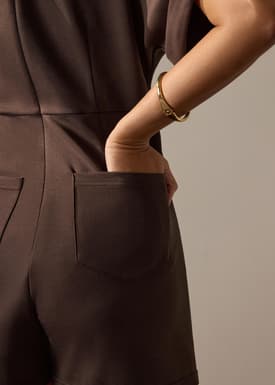 Cotton A-Line Romper