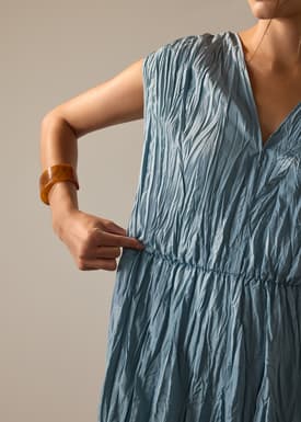 Crinkle Pleats Jumpsuit
