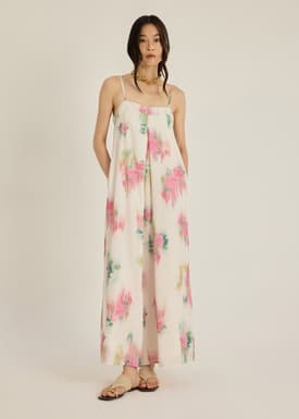 Wide Leg Jumpsuit in Summer Haze