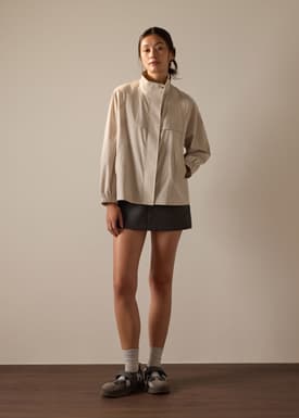 Oversized Turtleneck Jacket