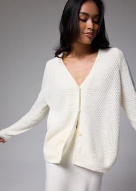 V-neck Knit Cardigan