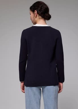 V-neck Long Knit Cardigan