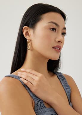 Gold Drop Earrings