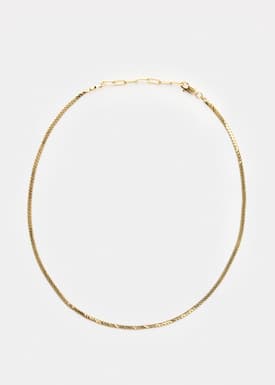 14K Gold Plated Snake Chain Necklace