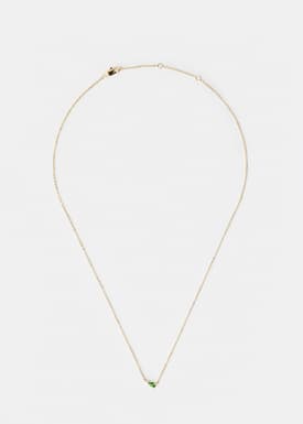 14K Gold Plated Pear Pendant Necklace