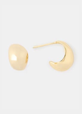 14K Gold Plated Chunky Hoop Earrings