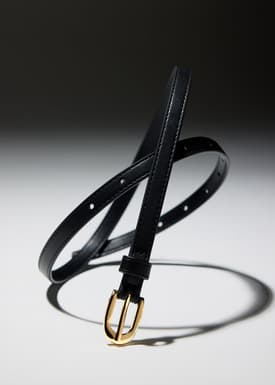 Classic Vegan Leather Belt