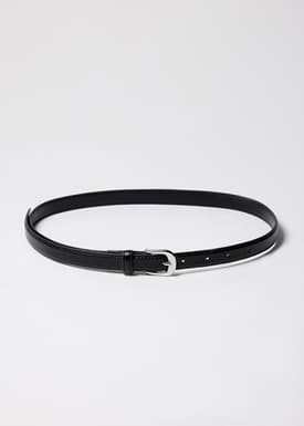 Classic Buckle Vegan Leather Belt