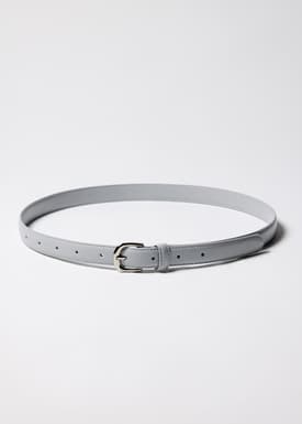 Classic Buckle Vegan Leather Belt