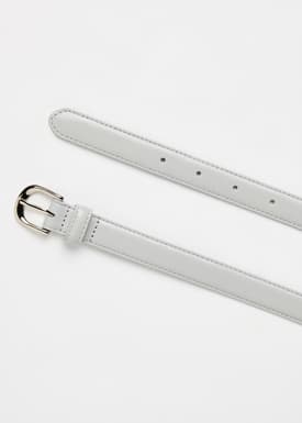 Classic Buckle Vegan Leather Belt