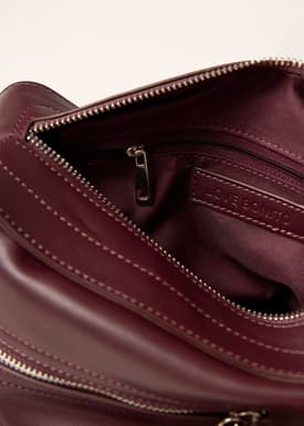 Adjustable Vegan Leather Baguette Bag