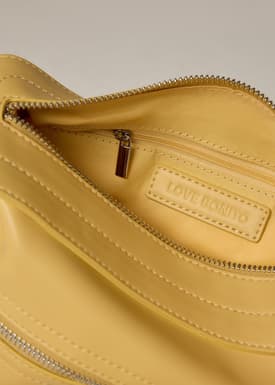 Adjustable Vegan Leather Baguette Bag