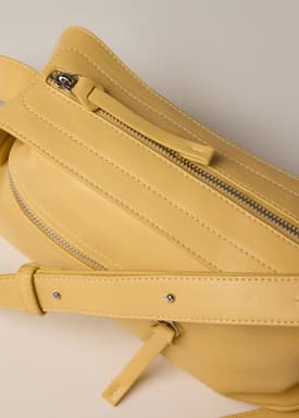 Adjustable Vegan Leather Baguette Bag