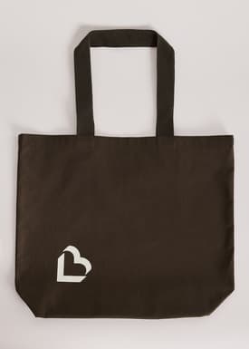 LB Canvas Shopper Tote Bag