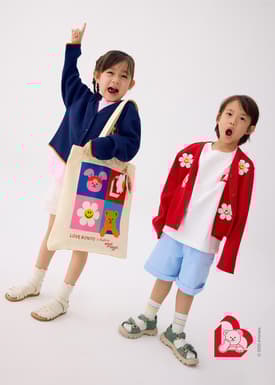 Love, Bonito | Wiggle Wiggle Tote Bag in Cream