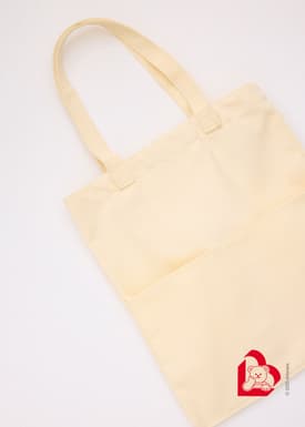 Love, Bonito | Wiggle Wiggle Tote Bag in Cream
