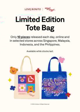 Love, Bonito | Wiggle Wiggle Tote Bag in Cream