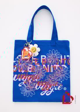 Love, Bonito | Wiggle Wiggle Tote Bag in Cobalt