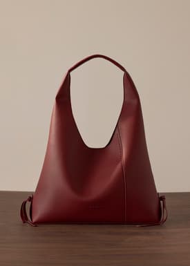 Vegan Leather Hobo Bag