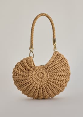 Seashell Macrame Handbag