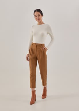 Valena Basic Crew Neck Top