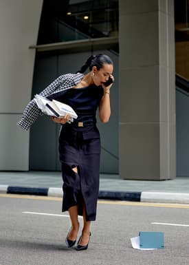 Houndstooth Quilted Bomber Jacket