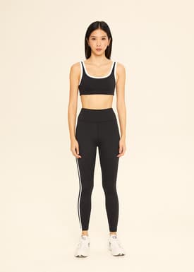 cheak BaseCore Scoop Bra with Contrast Piping