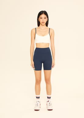 cheak BaseCore Classic Biker Short 6 inch with Contrast Piping