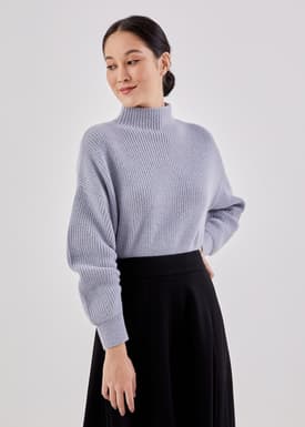 Amabelle Ruched Sleeve Jumper