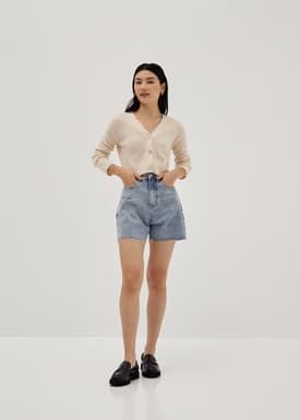 Xenia Knit Crop Cardigan