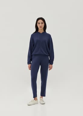 Saylor Relaxed Batwing Knit Hoodie