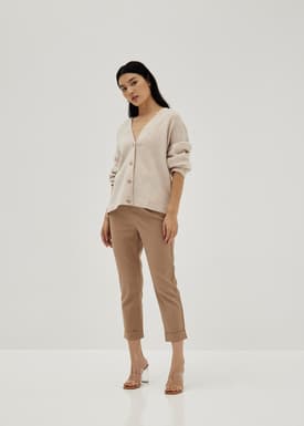 Kaydee Oversized Wool Blend Cardigan