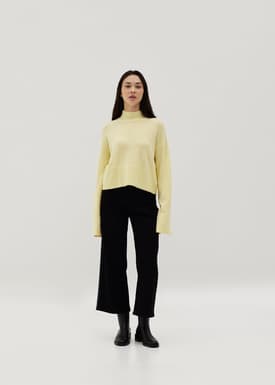 Turtle Neck Wool Sweater