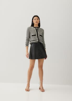 Poppy Striped Knit Cardigan