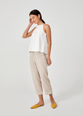 Eugenie Pleated Camisole Top