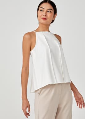 Eugenie Pleated Camisole Top