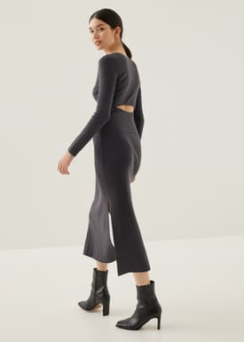 Issie Knit Column Midi Dress