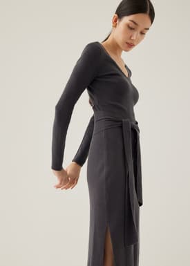 Issie Knit Column Midi Dress