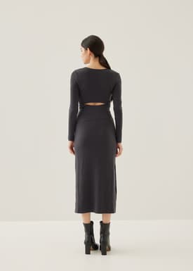 Issie Knit Column Midi Dress