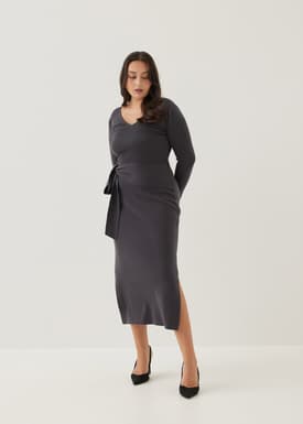 Issie Knit Column Midi Dress