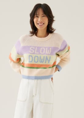 Marney Loose Jacquard Sweater