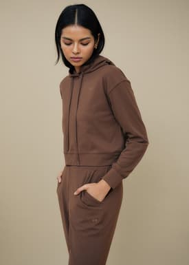 cheak Cosy Cropped Hoodie
