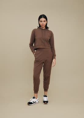 cheak Cosy Cropped Hoodie