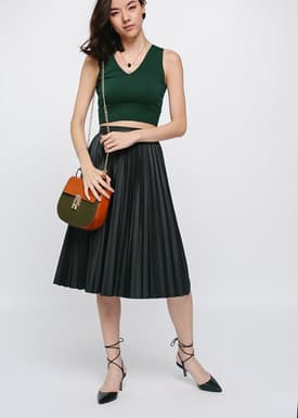 Thorali Knit Crop Tank Top