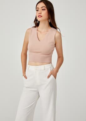 Thorali Knit Crop Tank Top